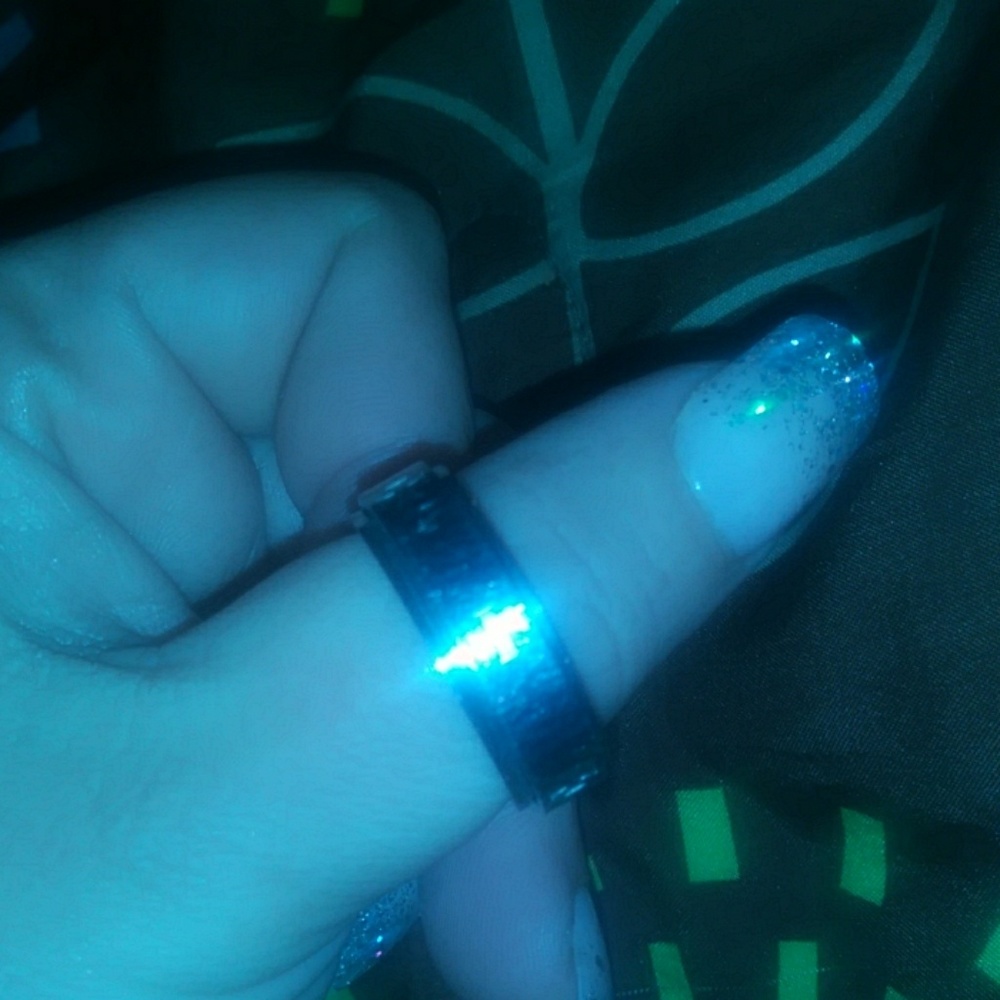 Mens spinner ring with Crosses